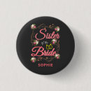 Zoek naar mijn zus buttons Vrijgezellenfeest