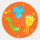 Zoek naar bacteriën stickers Virus