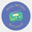 Zoek naar retro radio stickers Grappig