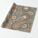 Zoek naar paisley patroon cadeaupapier Vintage