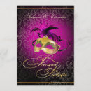 Zoek naar sweet sixteen masquerade uitnodigingen Quinceanera