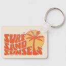 Zoek naar retro surfen sleutelhangers Beach