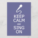 Zoek naar zingen uitnodigingen Microfoon