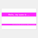 Zoek naar naamplaatje stickers Nametag