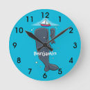 Zoek naar walvis klokken Ocean