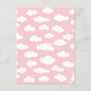 Zoek naar wolken briefkaarten Roze