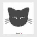 Zoek naar katten gezicht stickers Schattig