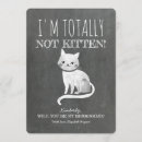 Zoek naar grappige katten uitnodigingen Voor haar