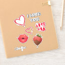 Zoek naar grote lippen stickers Liefde
