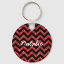 Zoek naar chevron patroon sleutelhangers Girly