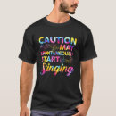 Zoek naar funny music tshirts Zingen