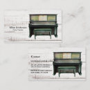 Zoek naar piano instructeur visitekaartjes Elegant