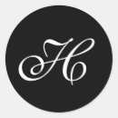 Zoek naar monogram envelop stickers Zwart
