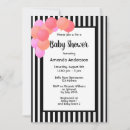 Zoek naar roze zwart babyshower uitnodigingen Gast