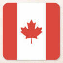 Zoek naar canadese vlag onderzetters Esdoornblad