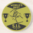 Zoek naar wereld onderzetters Voor hem