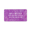 Zoek naar stippen etiketten Paars