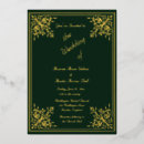 Zoek naar green and gold uitnodigingen Koppel