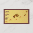 Zoek naar voetafdrukken visitekaartjes Prints