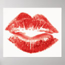 Zoek naar grote rode lippen posters Rood
