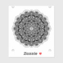 Zoek naar mandala patroon stickers Meditatie