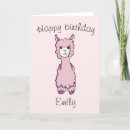 Zoek naar alpaca verjaardagskaarten Illustratie