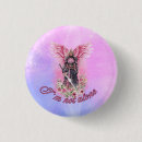 Zoek naar engelen buttons Roze