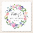 Zoek naar blauwe bloemen onderzetters Gast