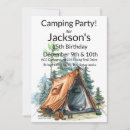 Zoek naar tent kamperen uitnodigingen Kampeerfeest