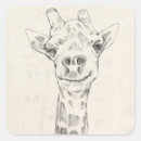 Zoek naar giraf vlekken stickers Tekening