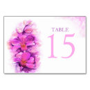 Zoek naar orchideeën tafelkaarten Roze