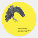 Zoek naar kraai stickers Raven