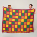 Zoek naar herfstkleuren dekens Geometrisch