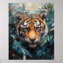Zoek naar tijger portret posters Schilderij