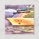 Zoek naar schepen visitekaartjes Cruise