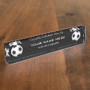 Zoek naar voetbal naambordjes Coach