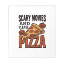 Zoek naar pizza notitieblokken Halloweenfeest