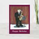 Zoek naar saxofoon verjaardagskaarten Musicus