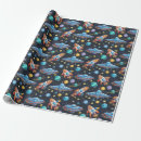 Zoek naar ruimte cadeaupapier Ufo