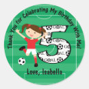 Zoek naar voetbal meisje stickers Verjaardag