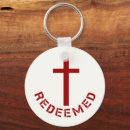 Zoek naar rode kruis sleutelhangers Christelijk