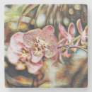 Zoek naar orchidee onderzetters Schilderij