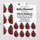 Zoek naar ladybug babyshower uitnodigingen Patroon