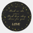 Zoek naar zwarte sterren stickers Glans