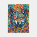 Zoek naar wolf dekens Abstract