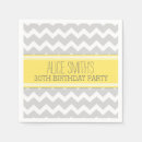 Zoek naar gele chevron servetten Verjaardag