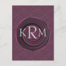 Zoek naar initialen briefkaarten Monogrammen