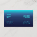 Zoek naar zee kleuren visitekaartjes Oceaan