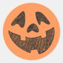 Zoek naar pompoen gezicht stickers Griezelig