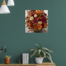 Zoek naar donkerrood posters Bloemen